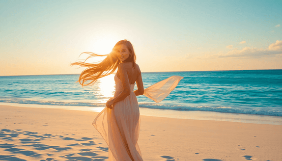 Various styles of Signature Syn Halo hair extensions for summer looks