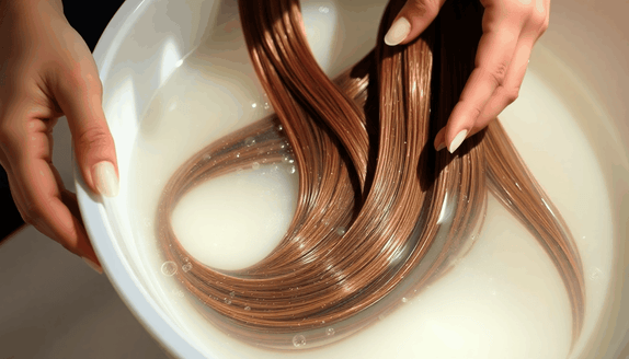 Step-by-step guide to washing synthetic hair extensions gently without damage