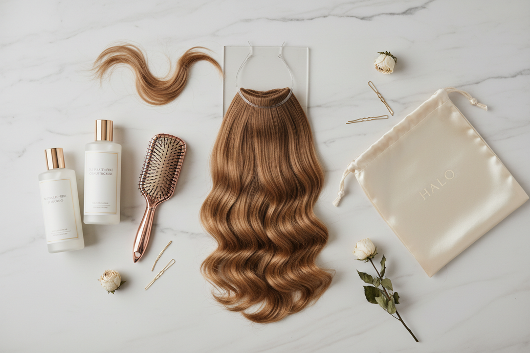 The Ultimate Halo Hair Extension Care Guide