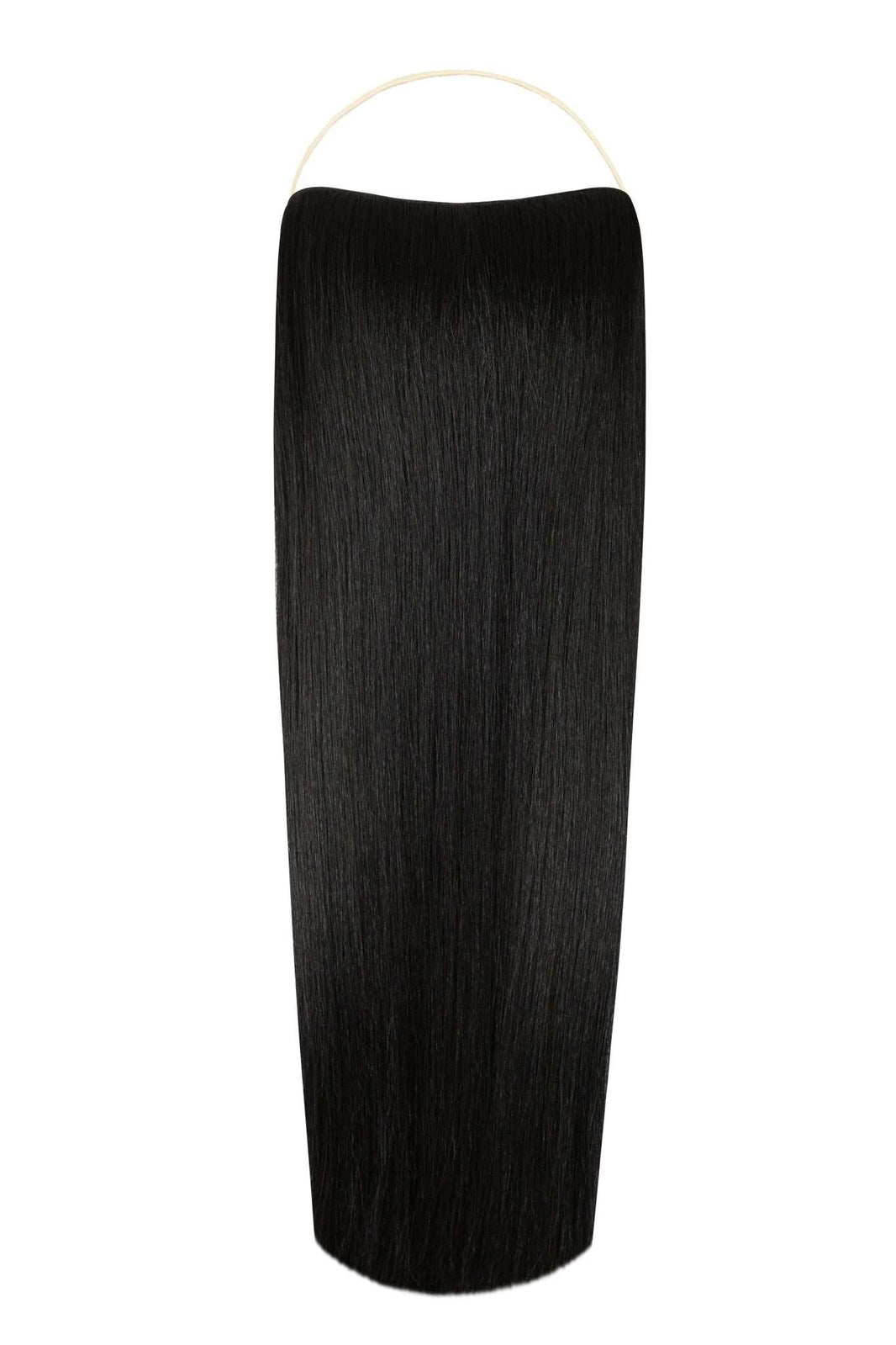 18 inch straight Signature Syn Halo Hair Extensions single pack with natural shine and secure fit