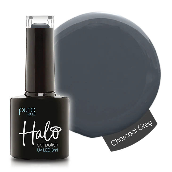 Gel Nail Polish Charcoal Grey 8ml