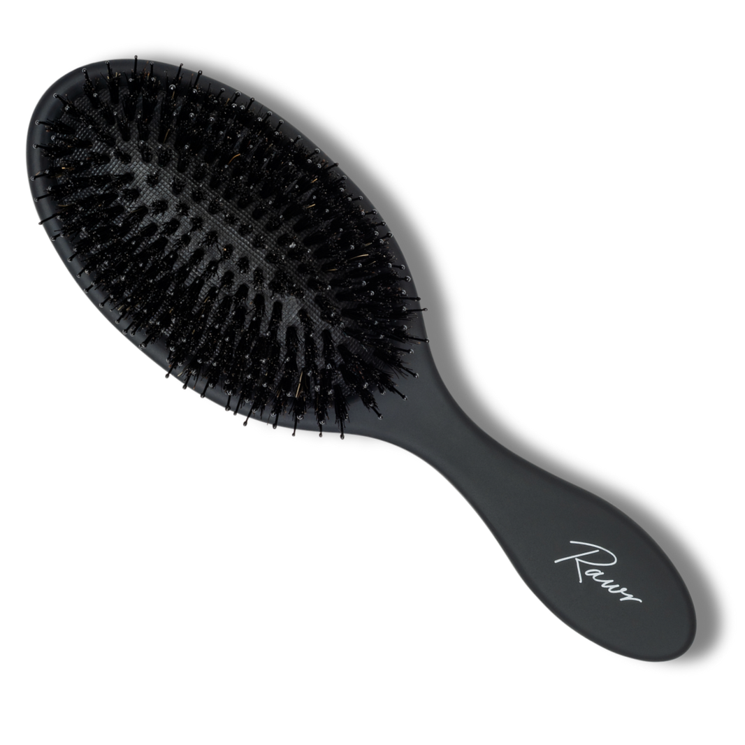 Rawr Boar Bristle Brush Black