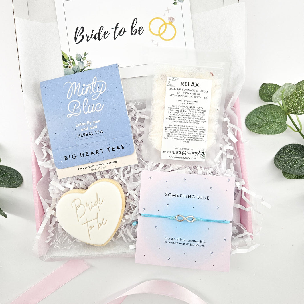 SOMETHING BLUE | BRIDE TO BE MINI LETTERBOX GIFT