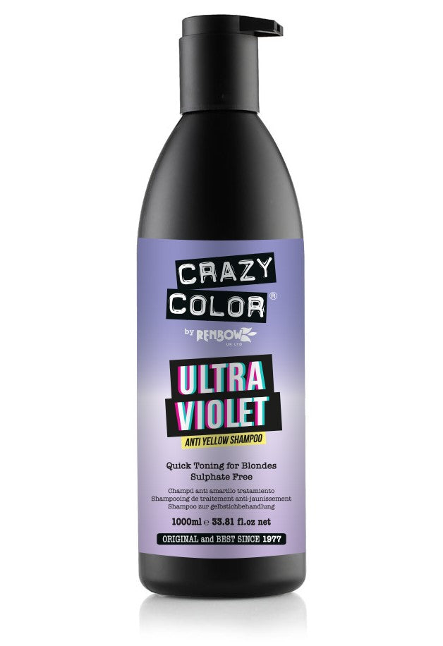Crazy Color No Yellow Ultraviolet Shampoo 250ml
