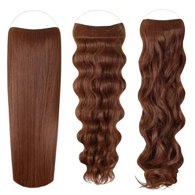 Close-up of Kanekalon hair extensions showcasing synthetic fiber texture and safety features