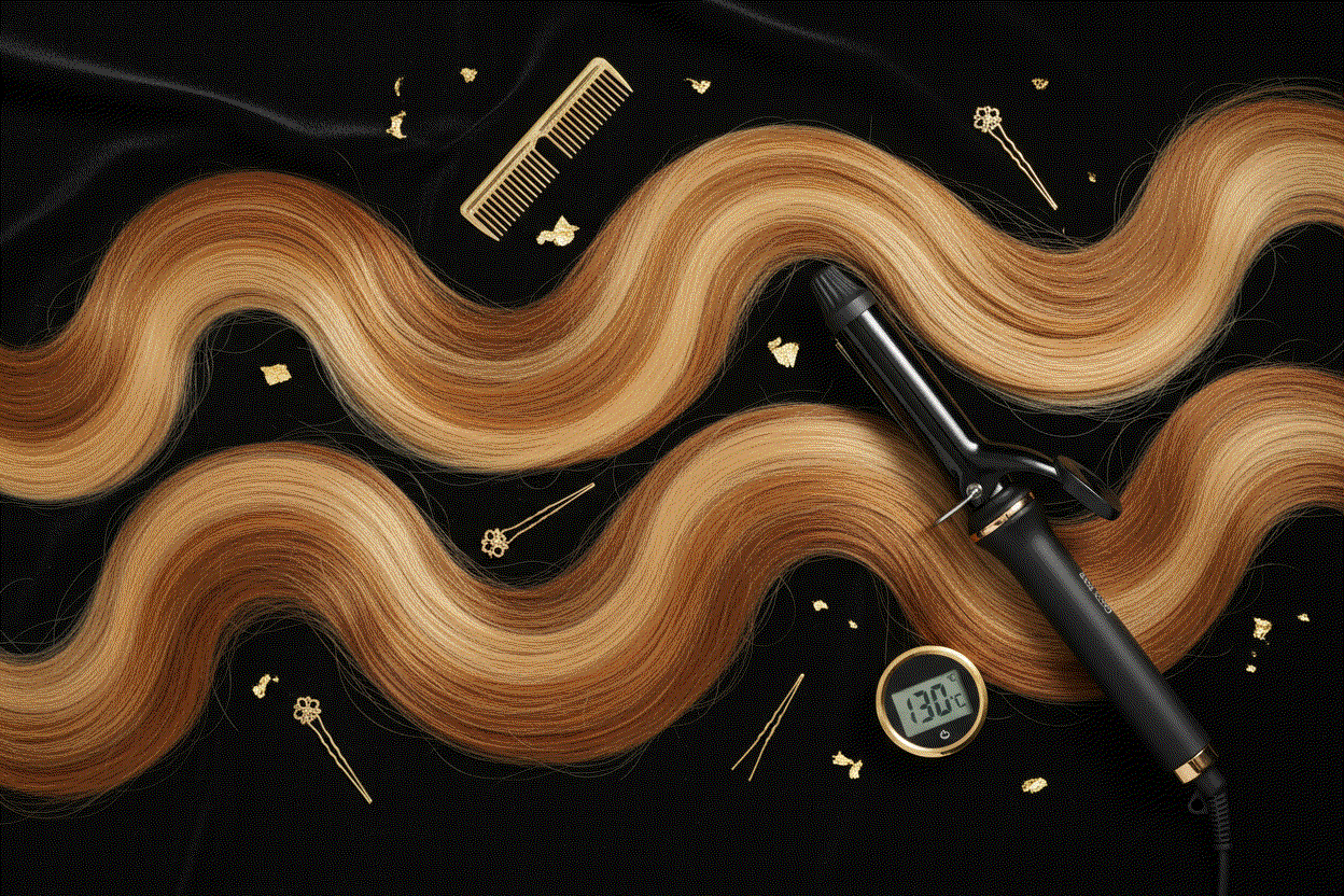 Kanekalon synthetic halo hair extensions with styling tools on wooden surface