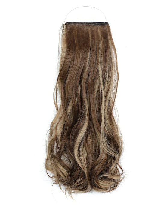 18 inch Signature Syn Halo Hair Extensions Curly Single Pack - Signature Syn Halo