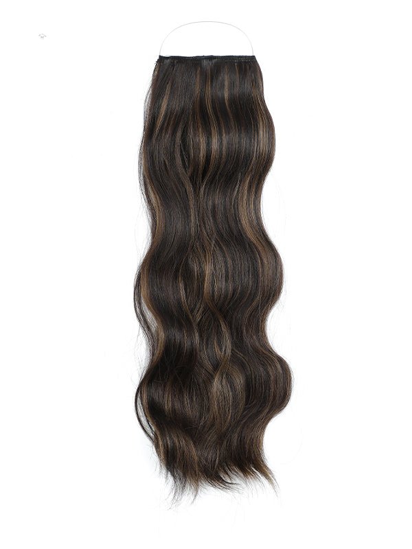 18 inch Signature Syn Halo Hair Extensions Wavy Single Pack - Signature Syn Halo