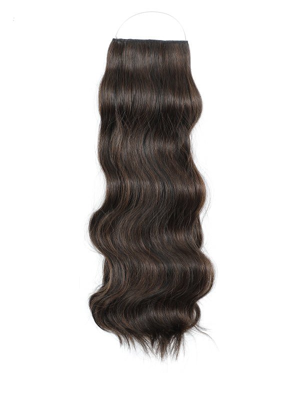 18 inch Signature Syn Halo Hair Extensions Wavy Single Pack - Signature Syn Halo