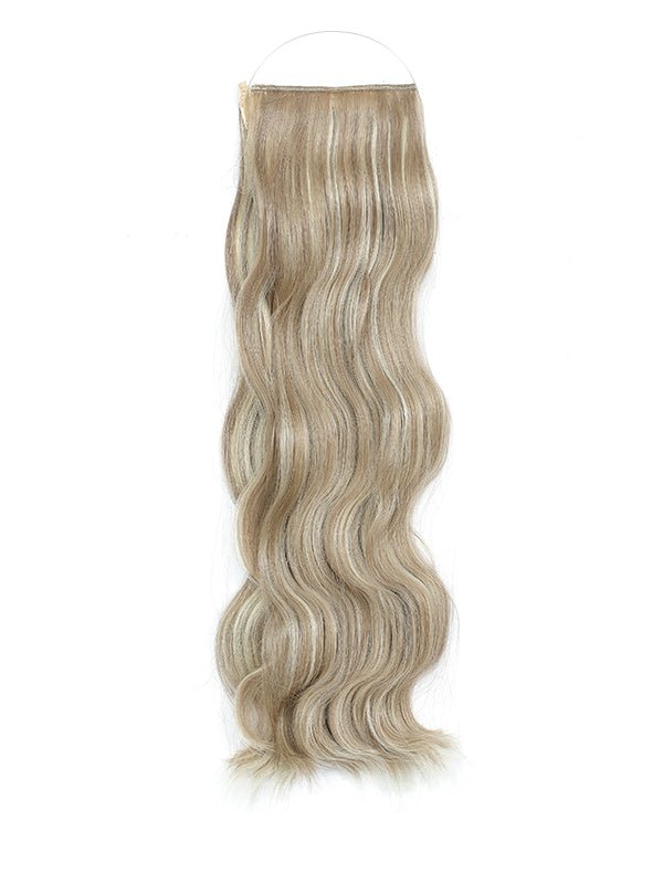 18 inch Signature Syn Halo Hair Extensions Wavy Single Pack - Signature Syn Halo