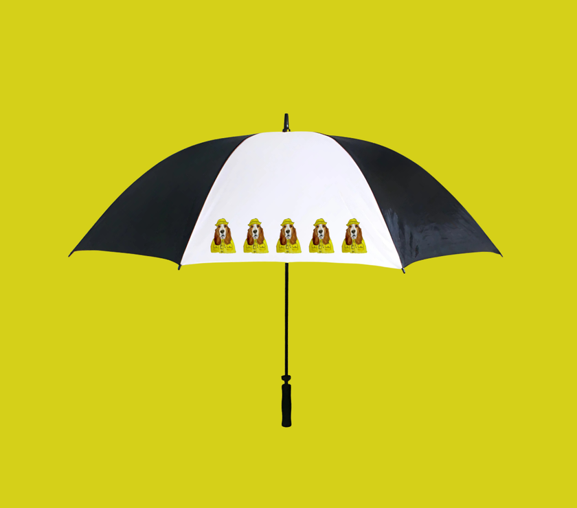 Rain or Shine, Basset Hound’s Got You Covered – High-End Golf Umbrella