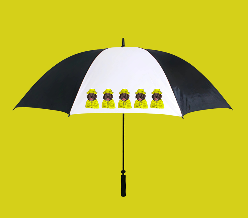 Reign or Shine – The Om Nom Nomnivore Golf Umbrella