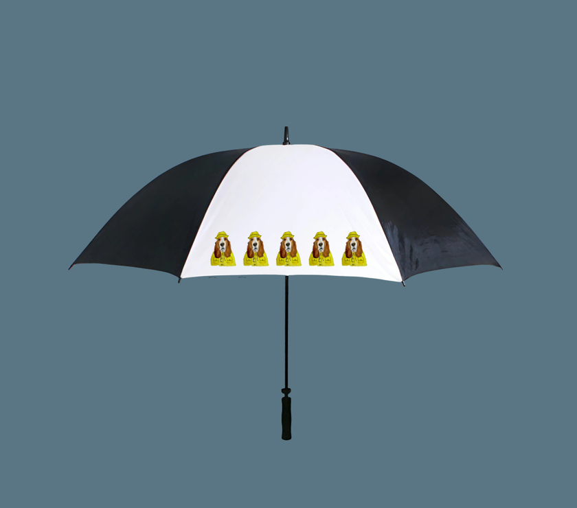 Rain or Shine, Basset Hound’s Got You Covered – High-End Golf Umbrella