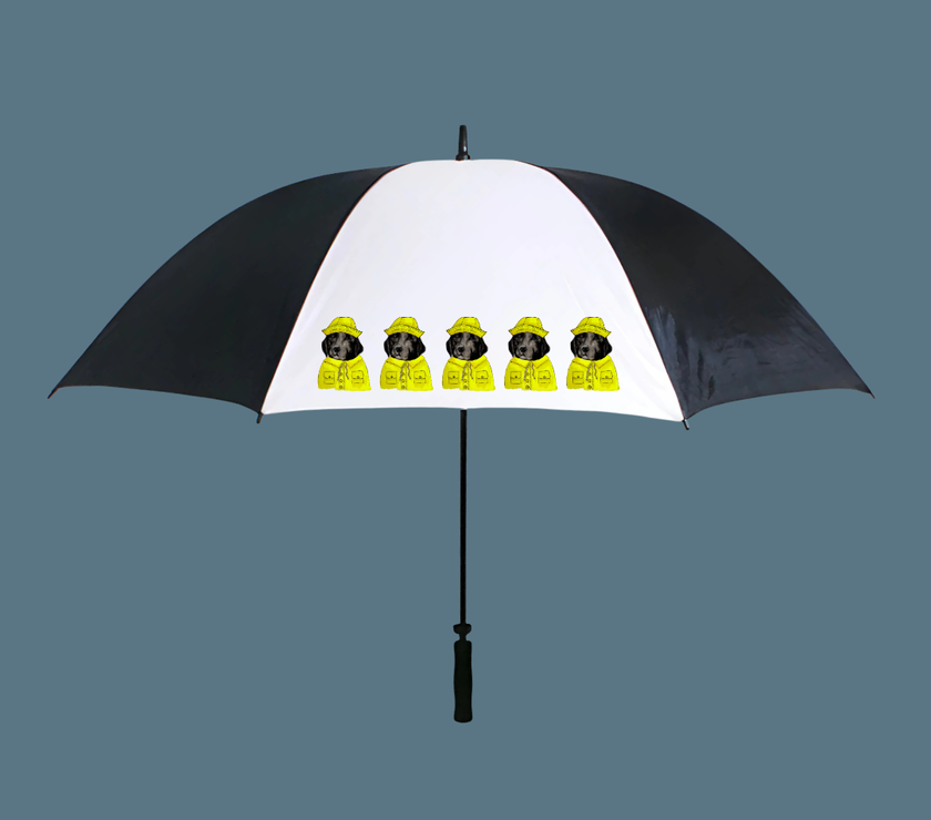 Reign or Shine – The Om Nom Nomnivore Golf Umbrella