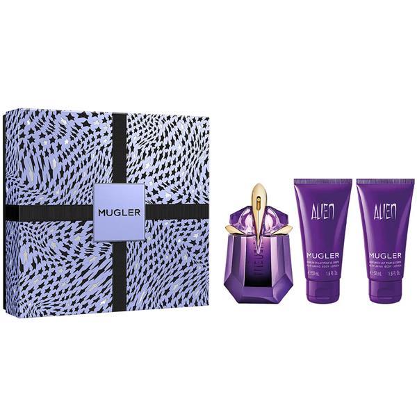 Mugler Alien 30ml EDP + 50ml Body Lotion + 50ml Shower Gel for Women Gift Set