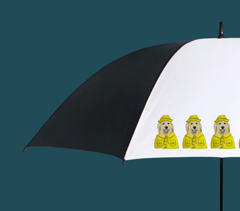 Stay Dry, Stay Golden – The Ultimate Retriever Umbrella