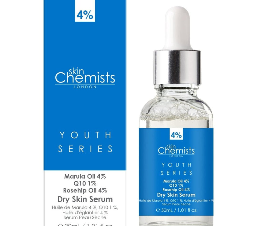 Dry Skin Serum Marulua Oil 4%, Q10 1%, Rosehip Oil 4% 30ml