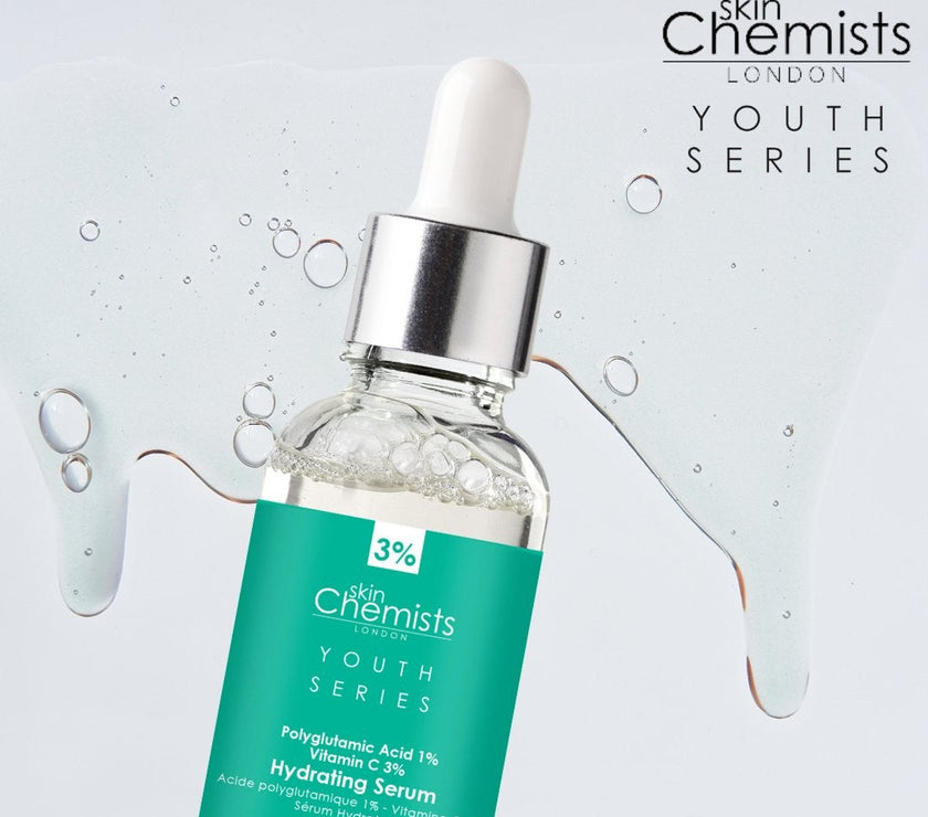 Hydrating Serum Polyglutamic Acid 1%, Vitamin C 3% 30ml