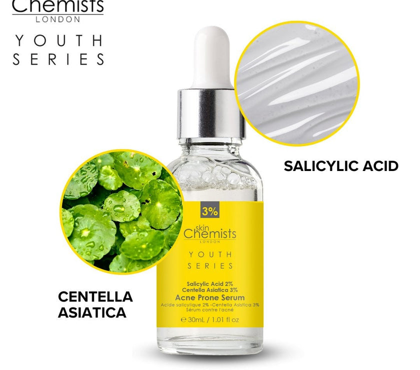 Acne Prone Serum Salicylic Acid 2%, Centella Asistica 3% 30ml