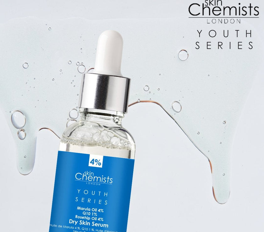 Dry Skin Serum Marulua Oil 4%, Q10 1%, Rosehip Oil 4% 30ml