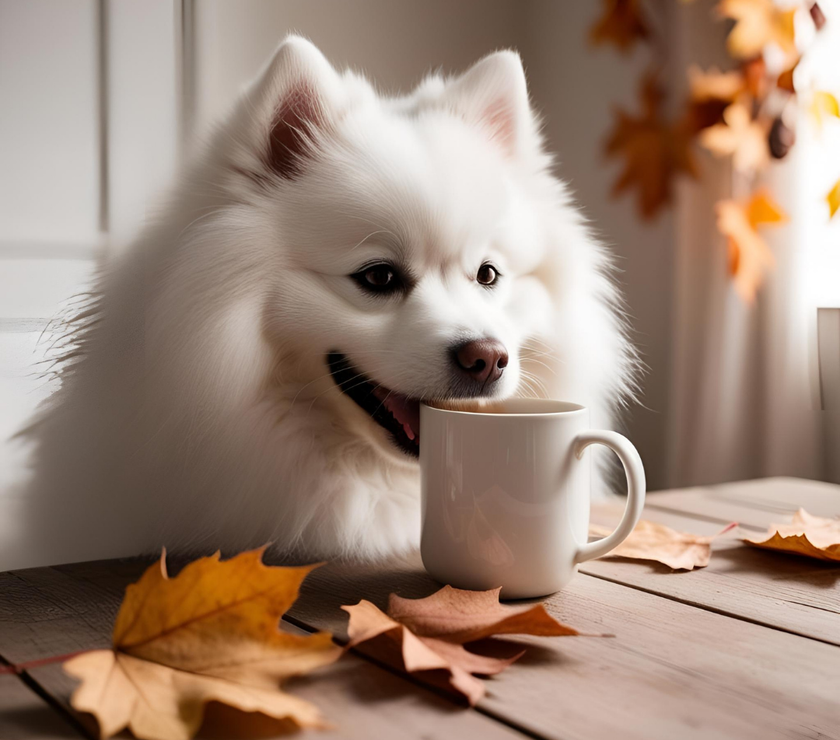 Samoyed Stalker: The Mug That Watches Your Every Sip