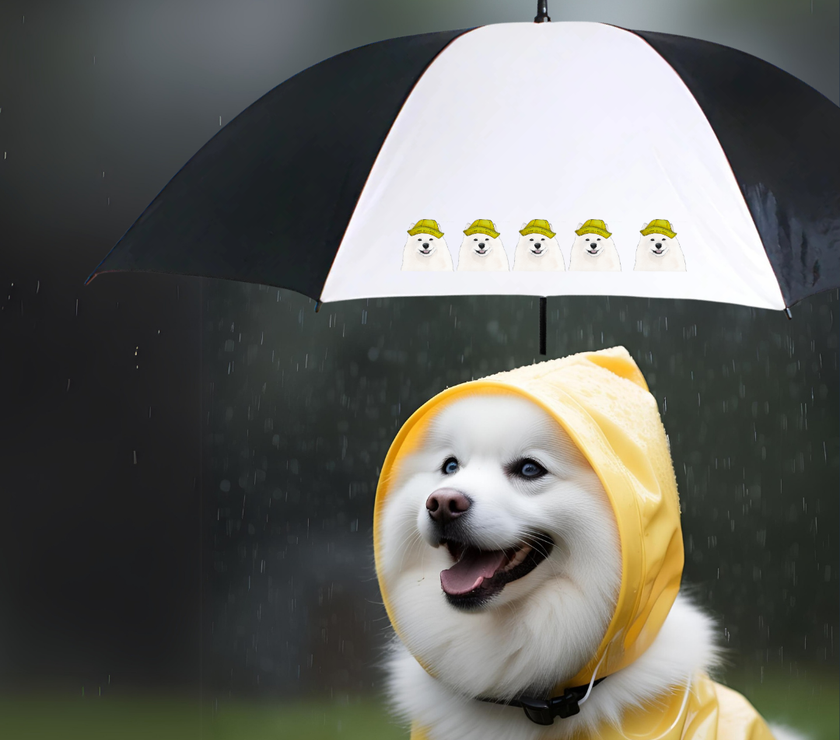 Rain or Shine, I'm Fine – Samoyed Umbrella Vibes