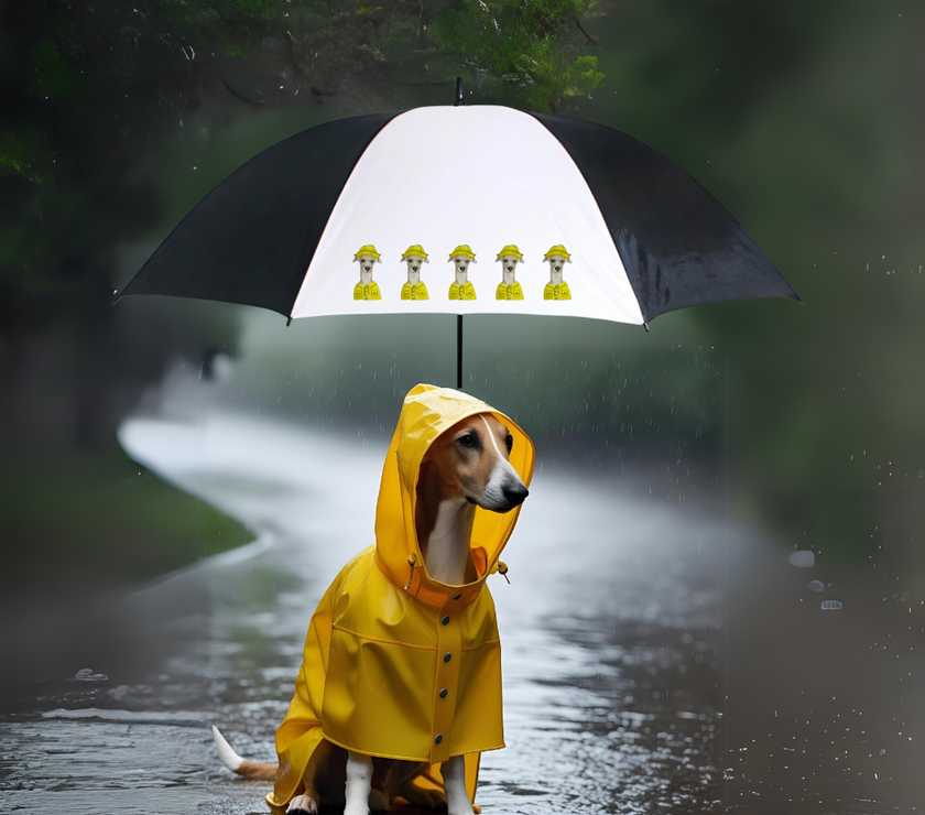 Whippet Real Good – The Ultimate Golf Umbrella for Dog Lovers!