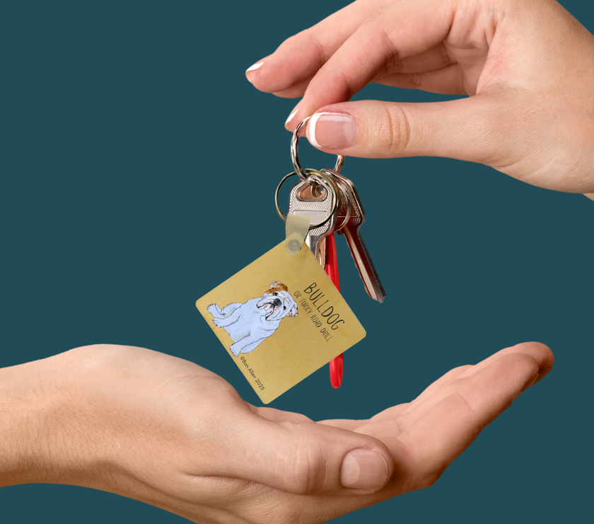 The Bulldog Key Keeper – Stubbornly Holds Your Keys (and Your Heart)