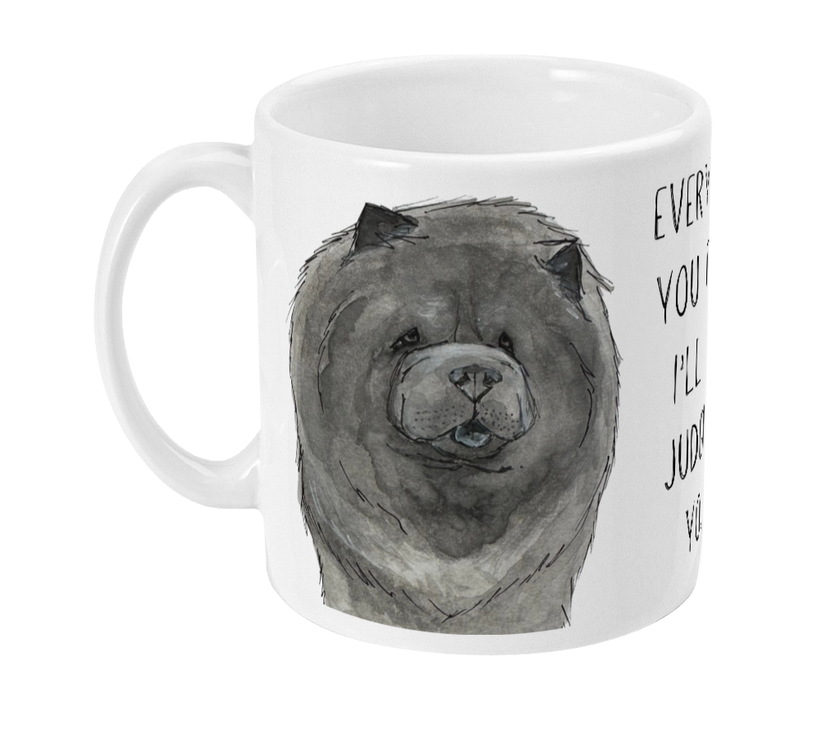 Blue Chow Chow Mug – Perfect for Dog Lovers and Coffee Enthusiasts!