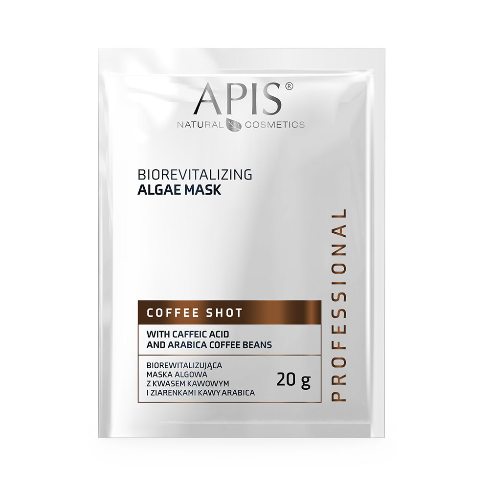 Apis COFFEE SHOT Bio-revitalising Algae Mask with Coffee Acid & Arabica Beans | 20g Apis Natural Cosmetics UK