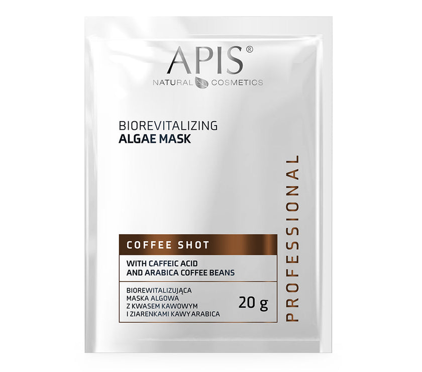 Apis COFFEE SHOT Bio-revitalising Algae Mask with Coffee Acid & Arabica Beans | 20g Apis Natural Cosmetics UK