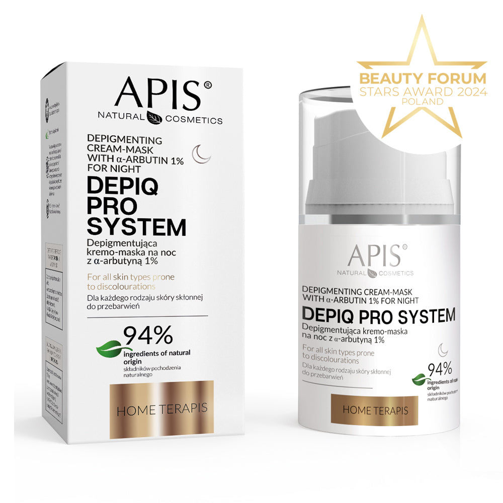 Apis Depiq Pro System Depigmenting night cream-mask with α-arbutin 1% | 50 ml Apis Natural Cosmetics UK