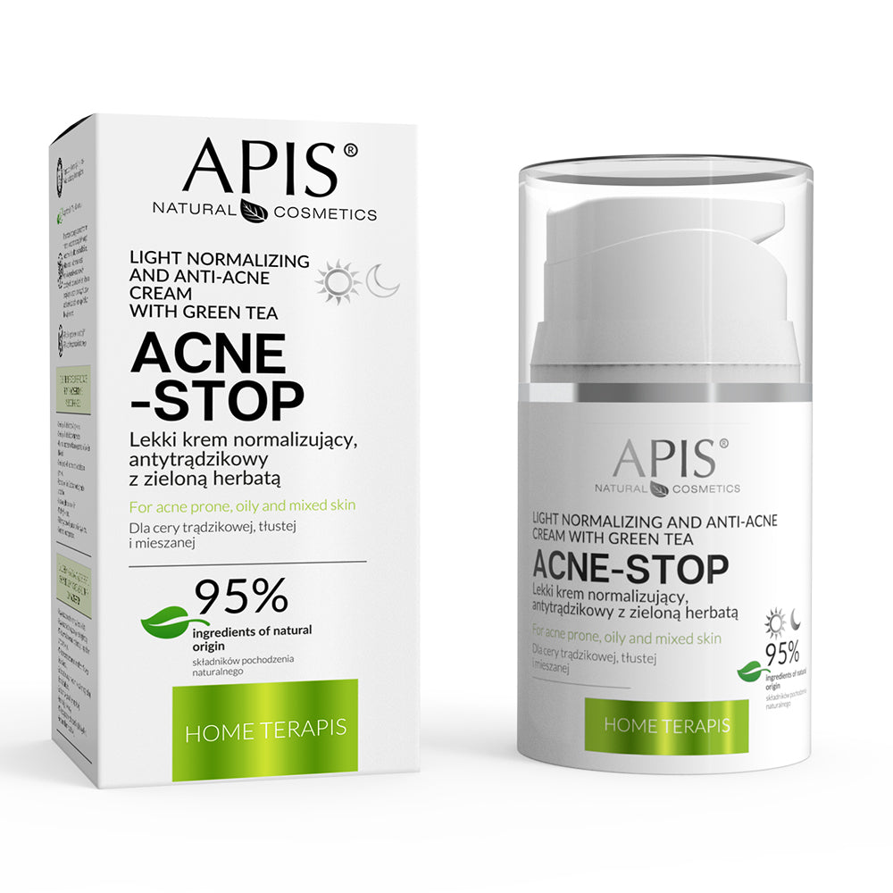 Apis Home terApis Acne-Stop Cream with Green Tea | 50ml Apis Natural Cosmetics UK