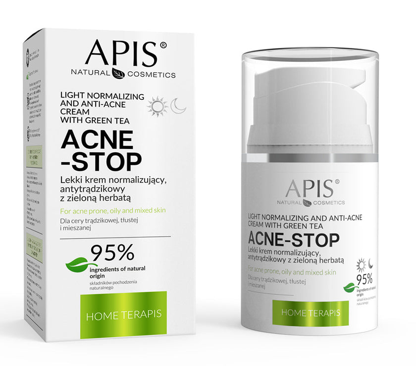 Apis Home terApis Acne-Stop Cream with Green Tea | 50ml Apis Natural Cosmetics UK