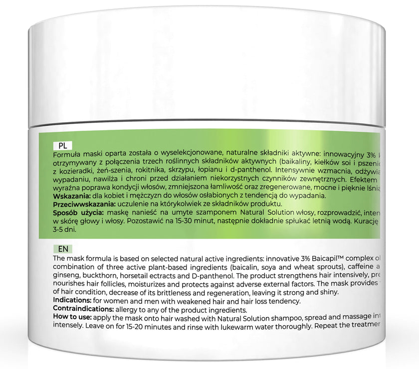 Apis Natural Solution Anti‑Hair Loss Strengthening Mask | 200 ml