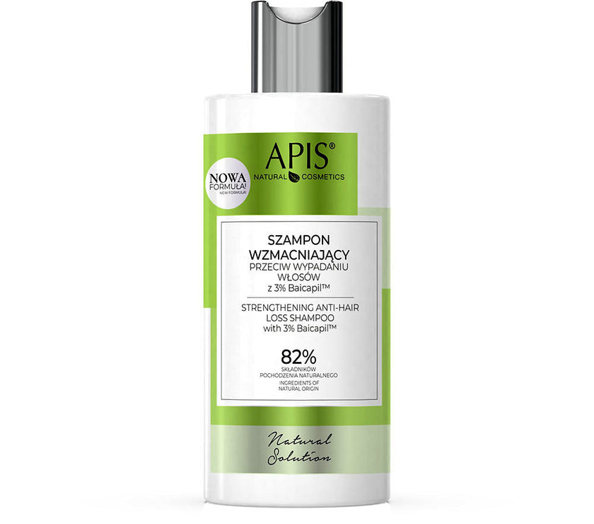 Apis Natural Solution Anti‑Hair Loss Strengthening Shampoo | 300 ml