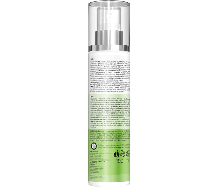 Apis Natural Solution Anti‑Hair Loss Strengthening Spray | 150 ml