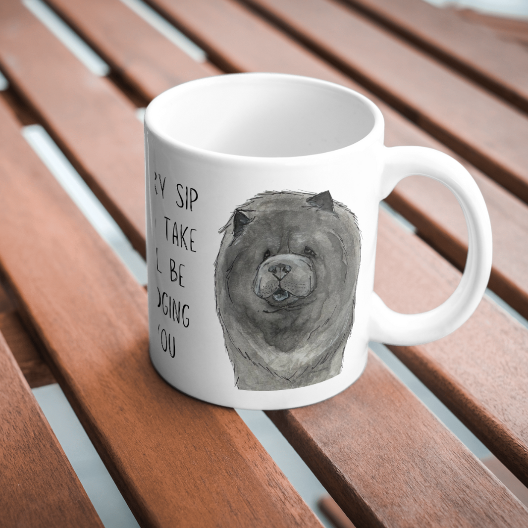 Blue Chow Chow Mug – Perfect for Dog Lovers and Coffee Enthusiasts!