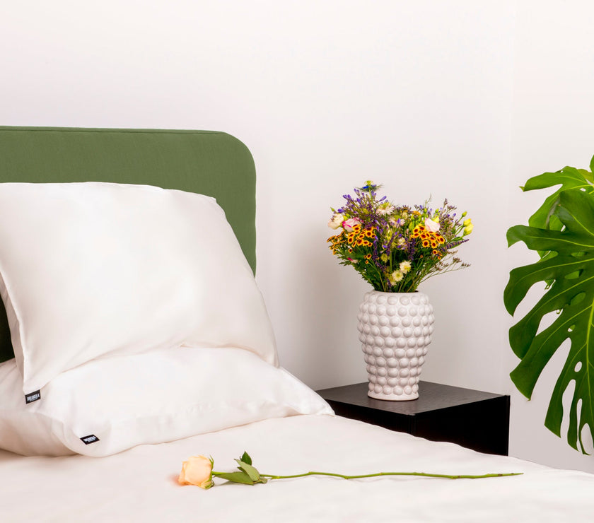 White Silk Pillowcase - Standard