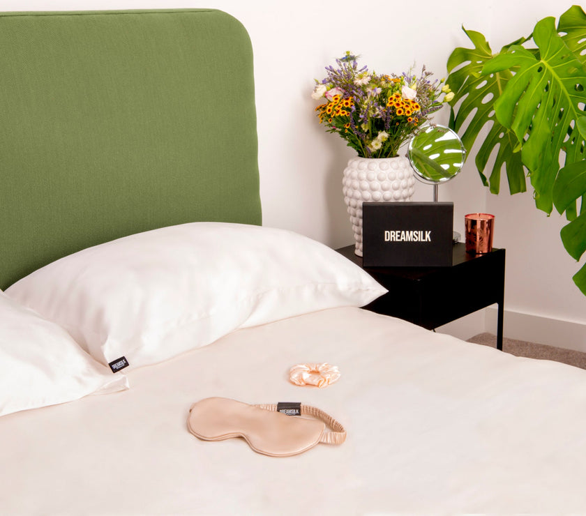 White Silk Pillowcase - Standard