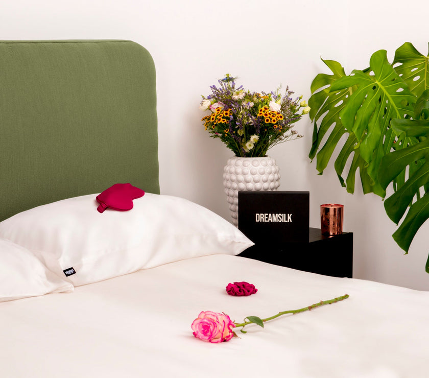 White Silk Pillowcase - Standard
