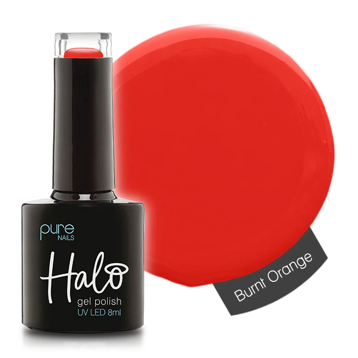 Gel Nail Polish Burnt Orange 8ml