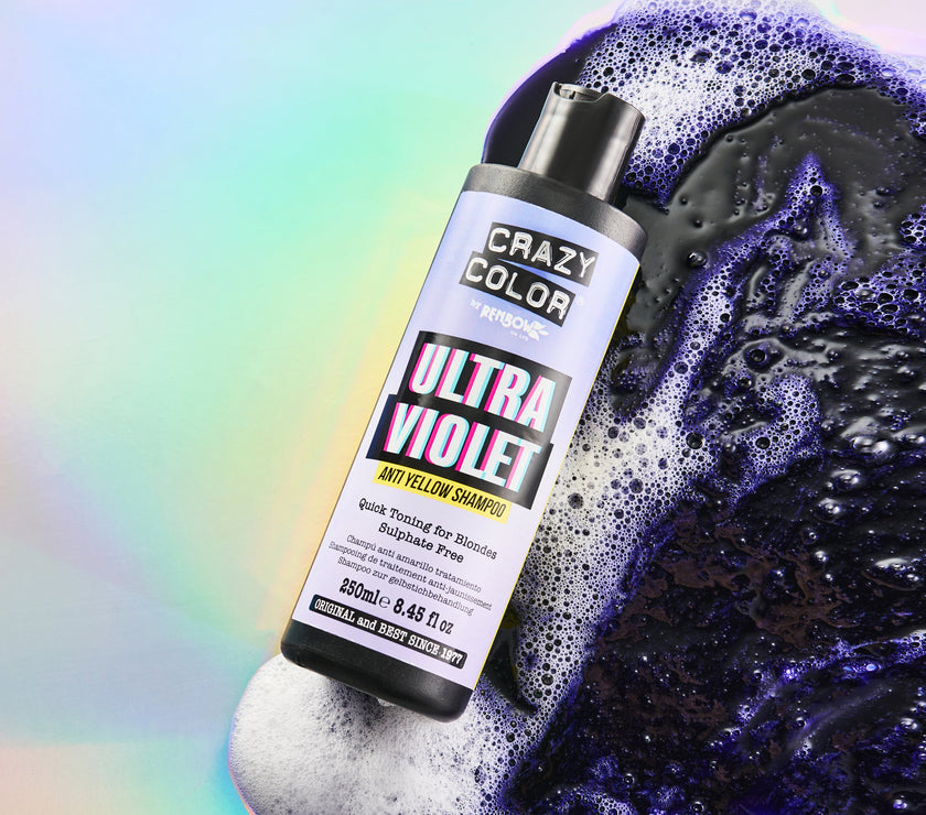 Crazy Color No Yellow Ultraviolet Shampoo 250ml