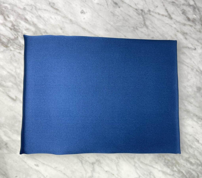 Navy Blue Silk Pillowcase - Standard