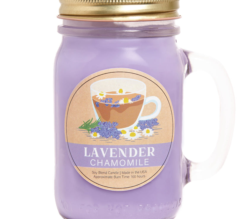 Lavender Chamomile Mini Mason Candle