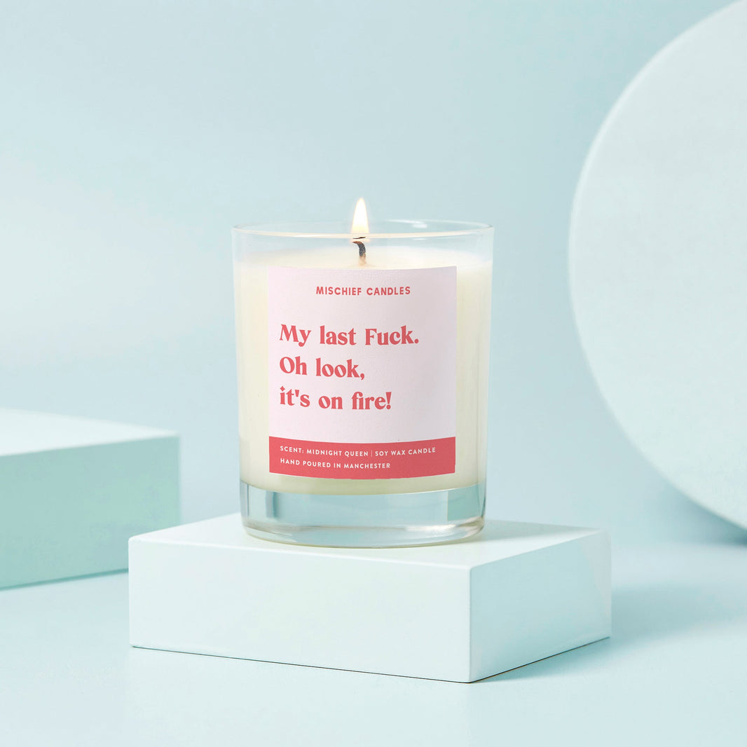 Funny My Last Fuck Friendship Gift Funny Candle