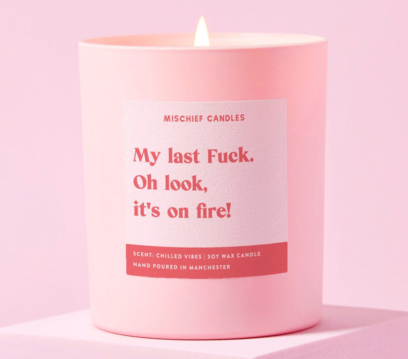 Funny My Last Fuck Friendship Gift Funny Candle