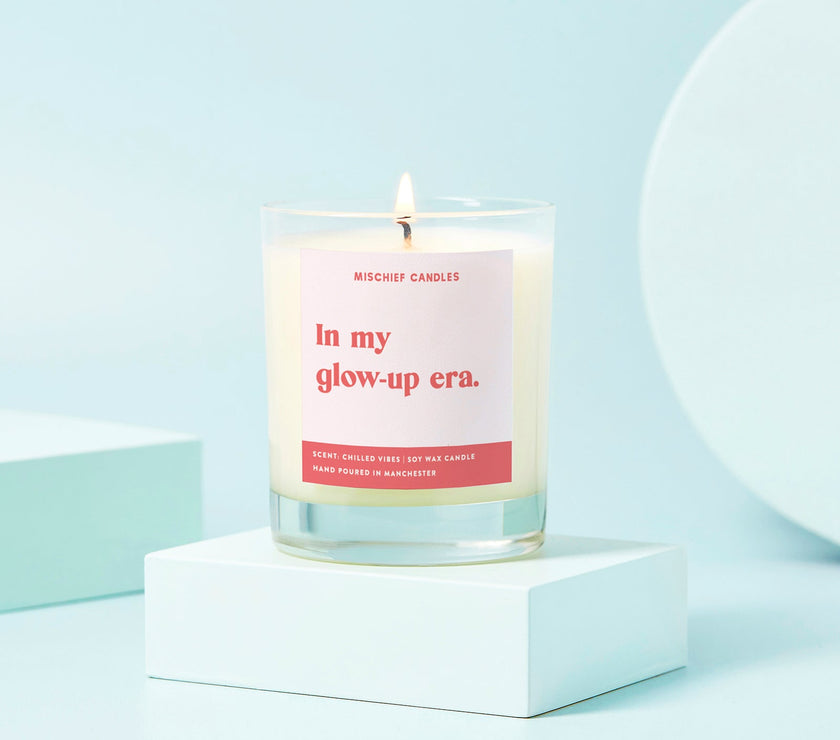 Gift For Friend Funny Gift Soy Wax Candle In My Glow-Up Era