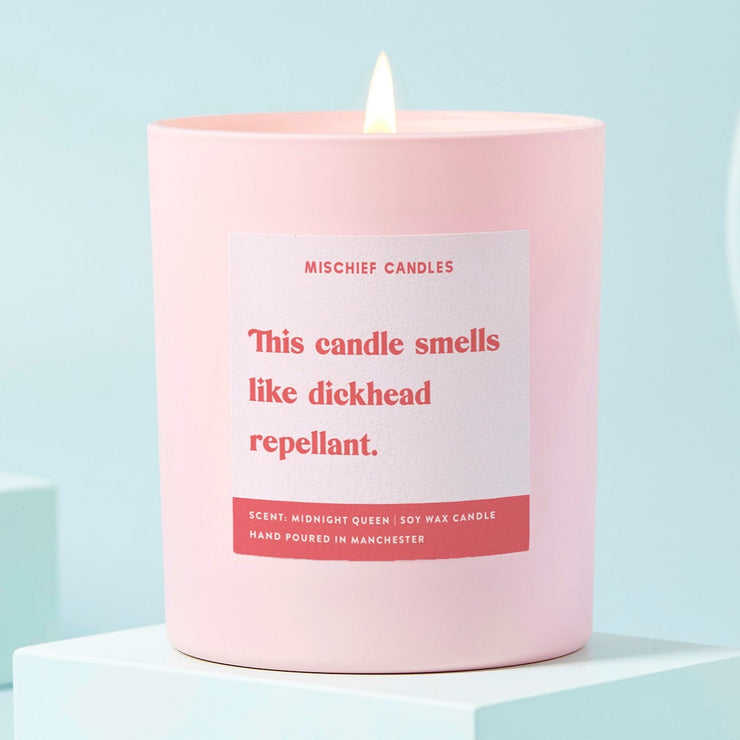 Funny Dickhead Repellant Friendship Gift For Her Funny Candle