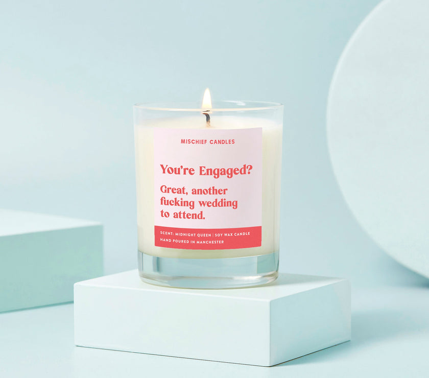 Engagement Gift Funny Candle Another Fucking Wedding